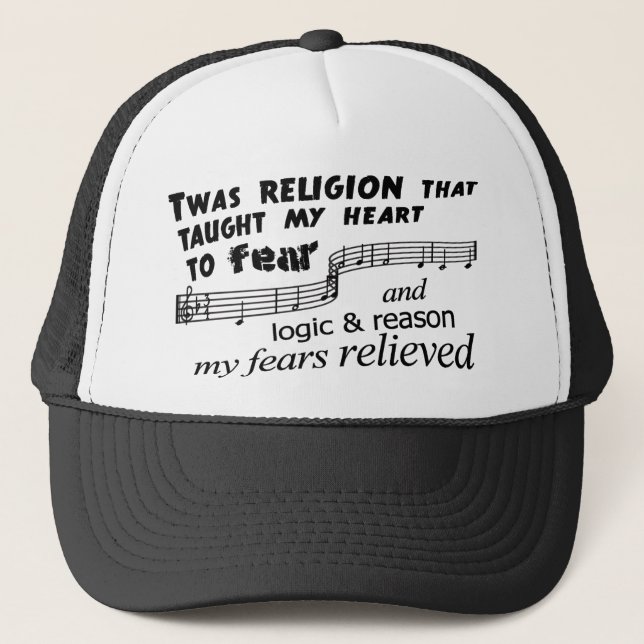 Gorra De Camionero El ateísmo asombroso (Anverso)