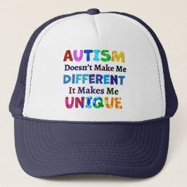 GORRA DE CAMIONERO EL AUTISMO ME HACE ÚNICO