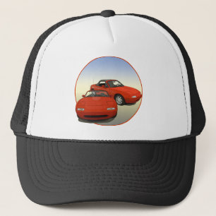 Gorra De Camionero El Avenue Art Red Sports Car