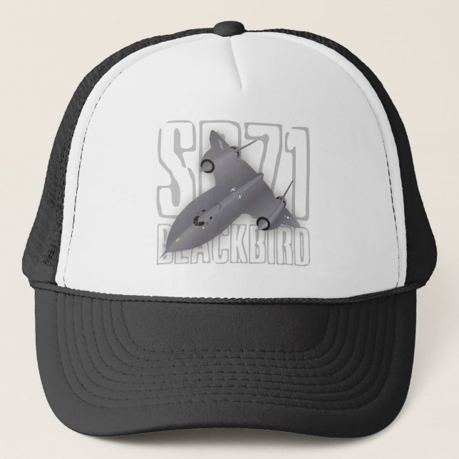 Gorra De Camionero El avión de espía supersónico más rápido: Mirlo (Anverso)