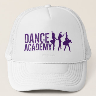 Gorra De Camionero El bailarín de Acadmey de la danza siluetea el