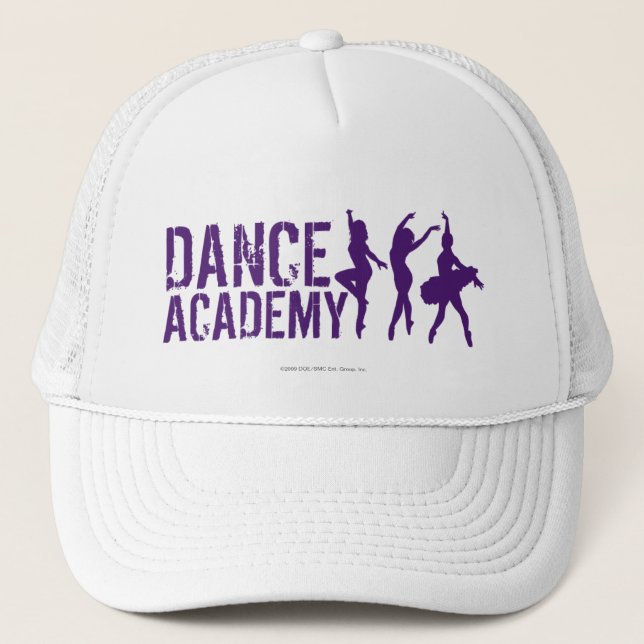 Gorra De Camionero El bailarín de Acadmey de la danza siluetea el (Anverso)