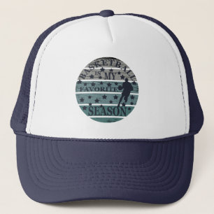 Gorra De Camionero el baloncesto es mi retro vintage favorito de temp