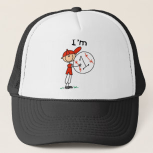 Gorra De Camionero El béisbol del muchacho soy 1