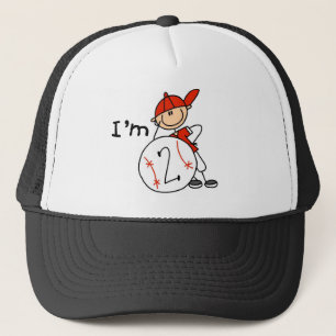 Gorra De Camionero El béisbol del muchacho soy 2