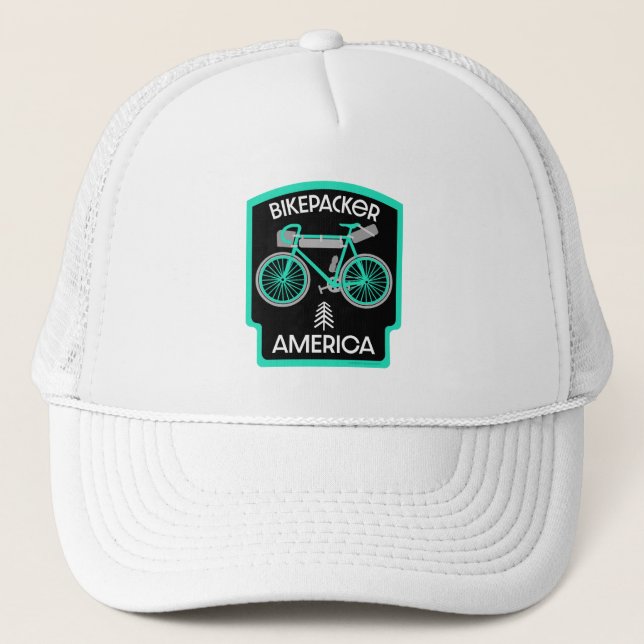 Gorra De Camionero El Bikepacking América (Anverso)