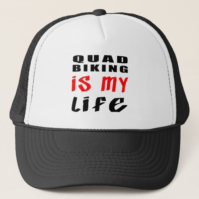 Gorra De Camionero El Biking del patio es mi vida (Anverso)