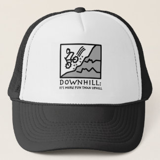 Gorra De Camionero El Biking en declive de la montaña de la emoción