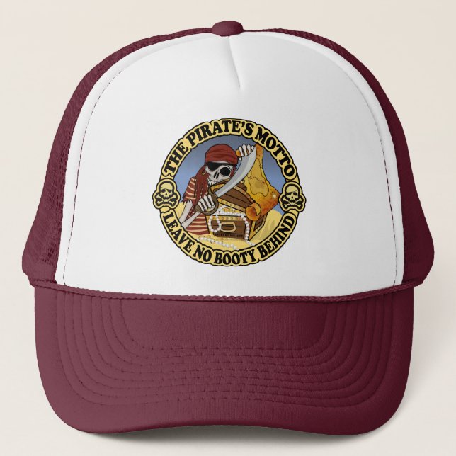 Gorra De Camionero El botín del pirata (Anverso)