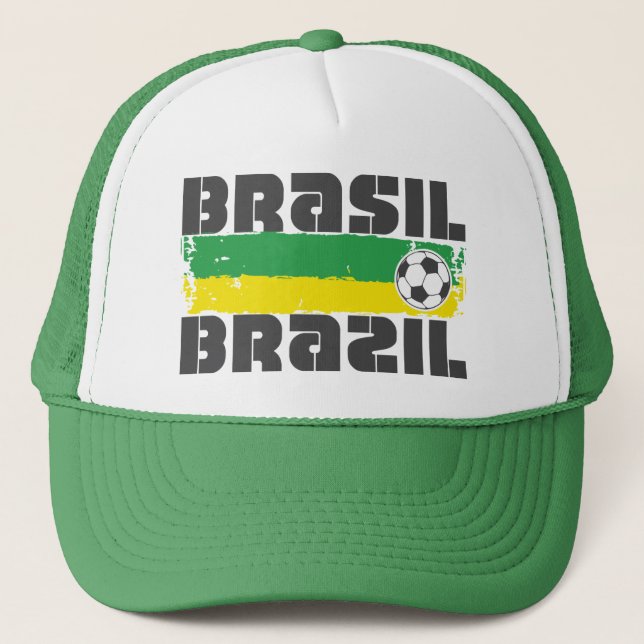 Gorra De Camionero El Brasil Futbol (Anverso)