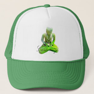 Gorra De Camionero El Buda Verde Mossy Meditando Thunder_Cove