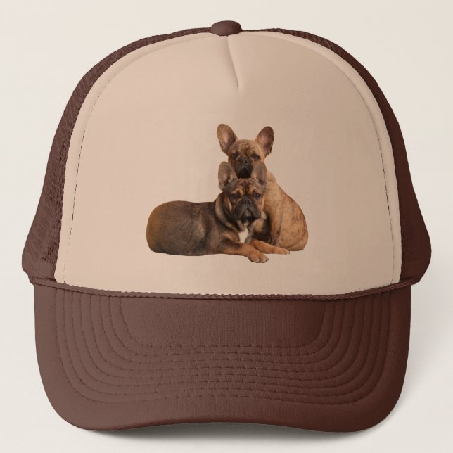 Gorra De Camionero El Bulldog francés, el rey Kappe (Anverso)