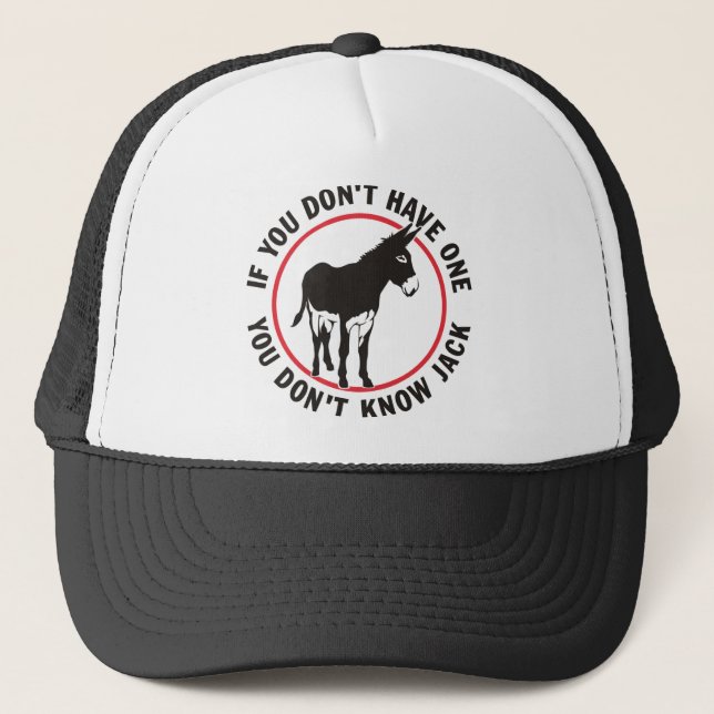 Gorra De Camionero El burro no conoce Jack (Anverso)