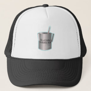 Gorra De Camionero El café de Barista haciendo médico gracioso