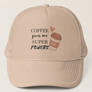 Gorra De Camionero El café me da superpoderes