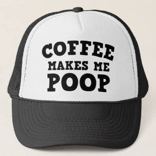 Gorra De Camionero El café me hace poop