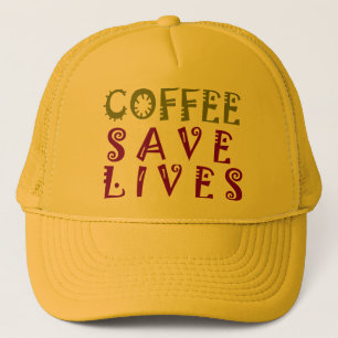 Gorra De Camionero El café salva vidas