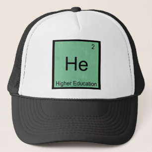 Gorra De Camionero Él - Camiseta del símbolo del elemento de química