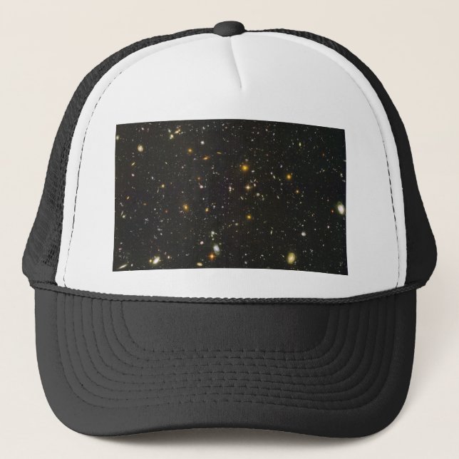 Gorra De Camionero El campo ultra profundo de Hubble (Anverso)