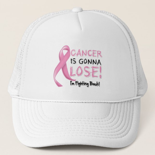 Gorra De Camionero El cáncer de pecho va a perder (Anverso)
