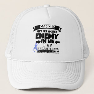 Gorra De Camionero El cáncer del esófago hizo frente a su enemigo