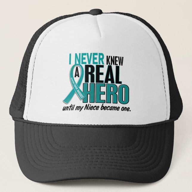 Gorra De Camionero El cáncer ovárico NUNCA CONOCÍA a una sobrina del (Anverso)