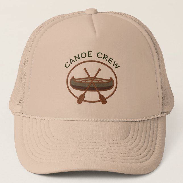 Gorra De Camionero El Canoeing del equipo de la canoa (Anverso)