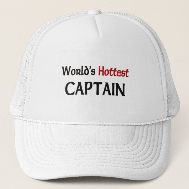 Gorra De Camionero El capitán más caliente de los mundos (Anverso)