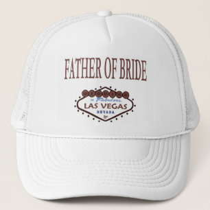 Gorra De Camionero El CASARSE en el padre de Las Vegas del casquillo
