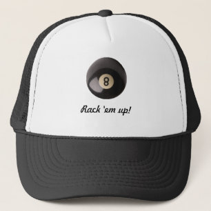 Gorra De Camionero El casquillo de 8 de la bola tiburones de la