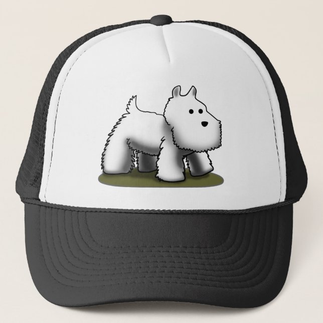 Gorra De Camionero El casquillo del camionero de Westie (Anverso)