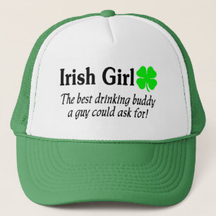 Gorra De Camionero El chica irlandés el mejor compinche de