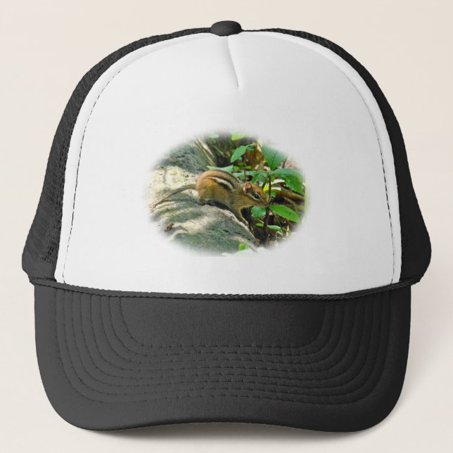 Gorra De Camionero El Chipmunk del Este en Stump (Anverso)