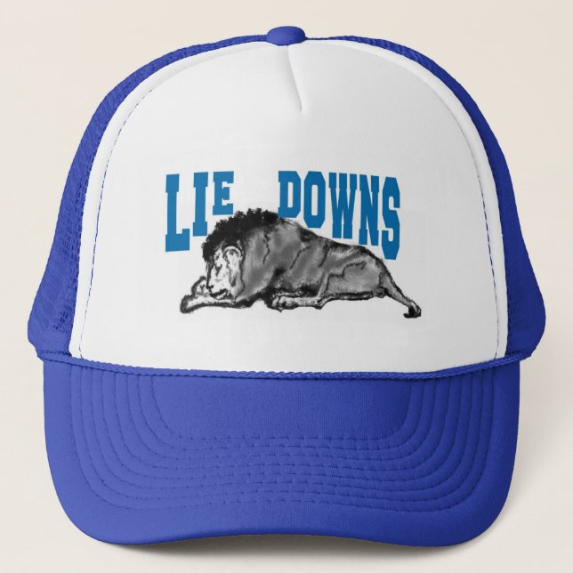 Gorra De Camionero El Chiste de la mentira de los leones (Anverso)