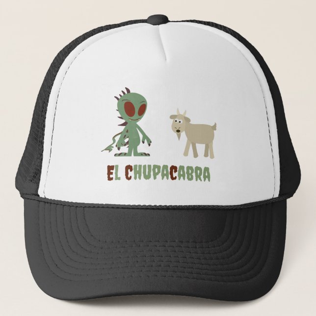 Gorra De Camionero El Chupacabra (Anverso)