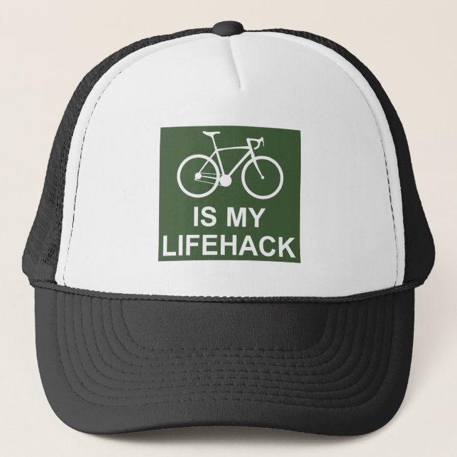 Gorra De Camionero El ciclo es mi Lifehack (Anverso)