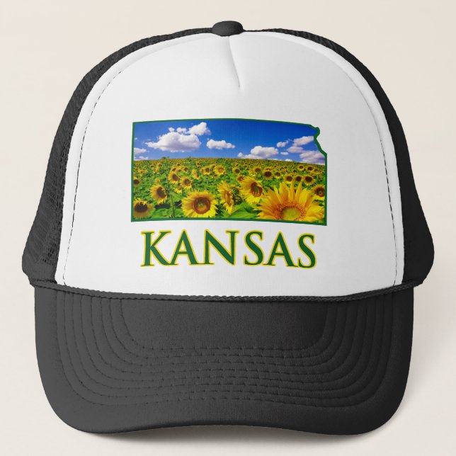 Gorra De Camionero El cielo girasol de Kansas (Anverso)