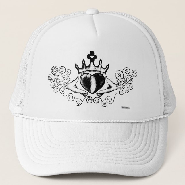 Gorra De Camionero El cladagh (negro) (Anverso)