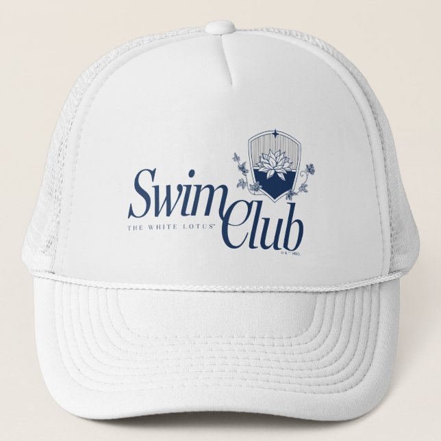 Gorra De Camionero El club de natación White Lotus (Anverso)