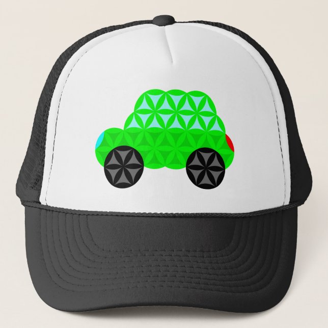 Gorra De Camionero El Coche De La Vida - Formas Sagradas A2. (Anverso)
