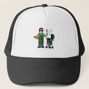 Gorra De Camionero El cocinar en la parrilla de BGE