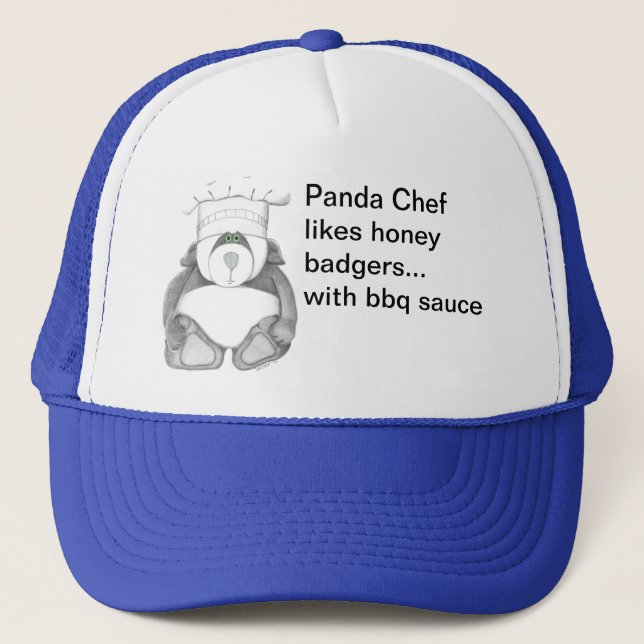 Gorra De Camionero El cocinero del oso de panda tiene gusto de (Anverso)