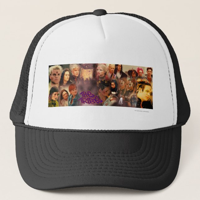 Gorra De Camionero El collage de la serie 4 de la tribu (Anverso)