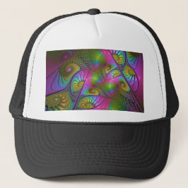 Gorra De Camionero El colorido y luminoso arte contemporáneo abstract