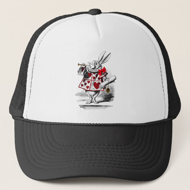 Gorra De Camionero El conejo blanco (Anverso)