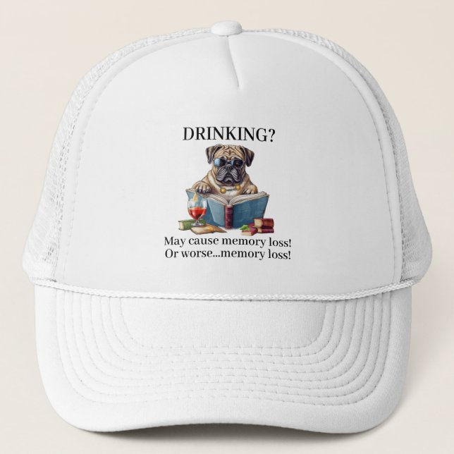 Gorra De Camionero El consumo de Bulldog en Estados Unidos puede caus (Anverso)
