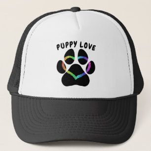 Gorra De Camionero El corazón arcoiris de amor alegre