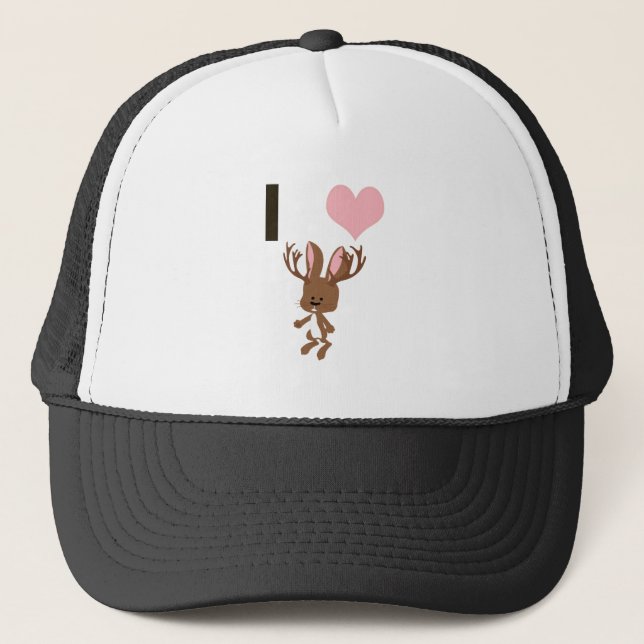 Gorra De Camionero El corazón de Jackalope (Anverso)
