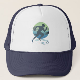 Gorra De Camionero El corredor competitivo de la maratón de amor