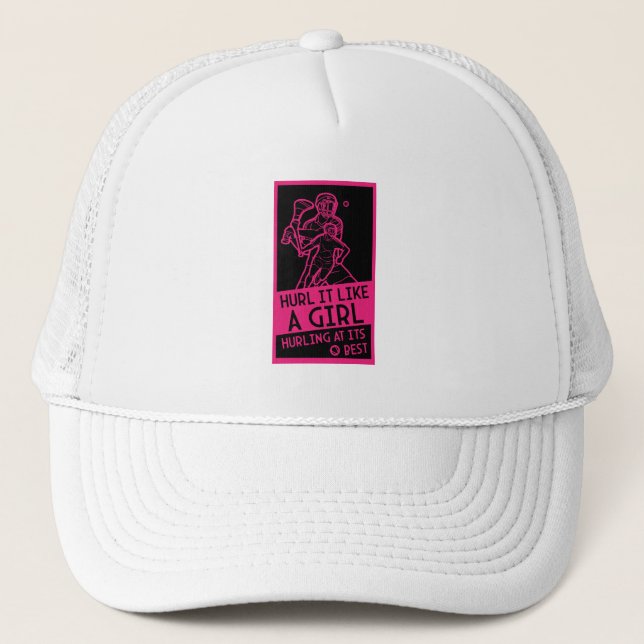 Gorra De Camionero El deporte de las mujeres (Anverso)
